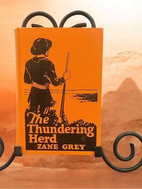 1925 first edition hardcover of Zane
Grey's "The Thundering Herd".